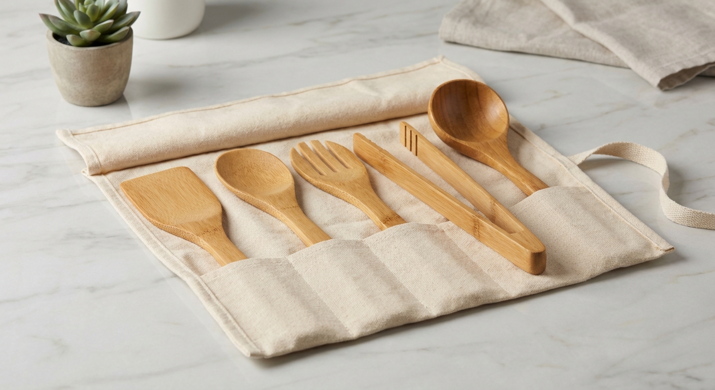 Bamboo Desk Organizer — Chiang Mai Edition
